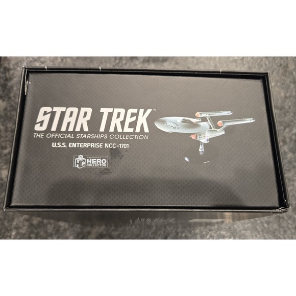 EAGLEMOSS STAR TREK TOS ORIGINAL SERIES USS ENTERPRISE NCC-1701 w/MAGAZINE‎ - Picture 6 of 10